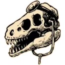 A dino skull